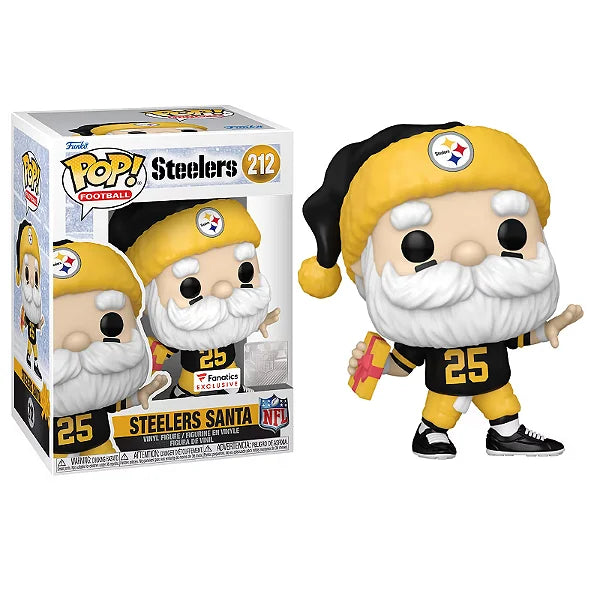 Steelers Santa NFL Fanatics Exclusive Funko Pop #212