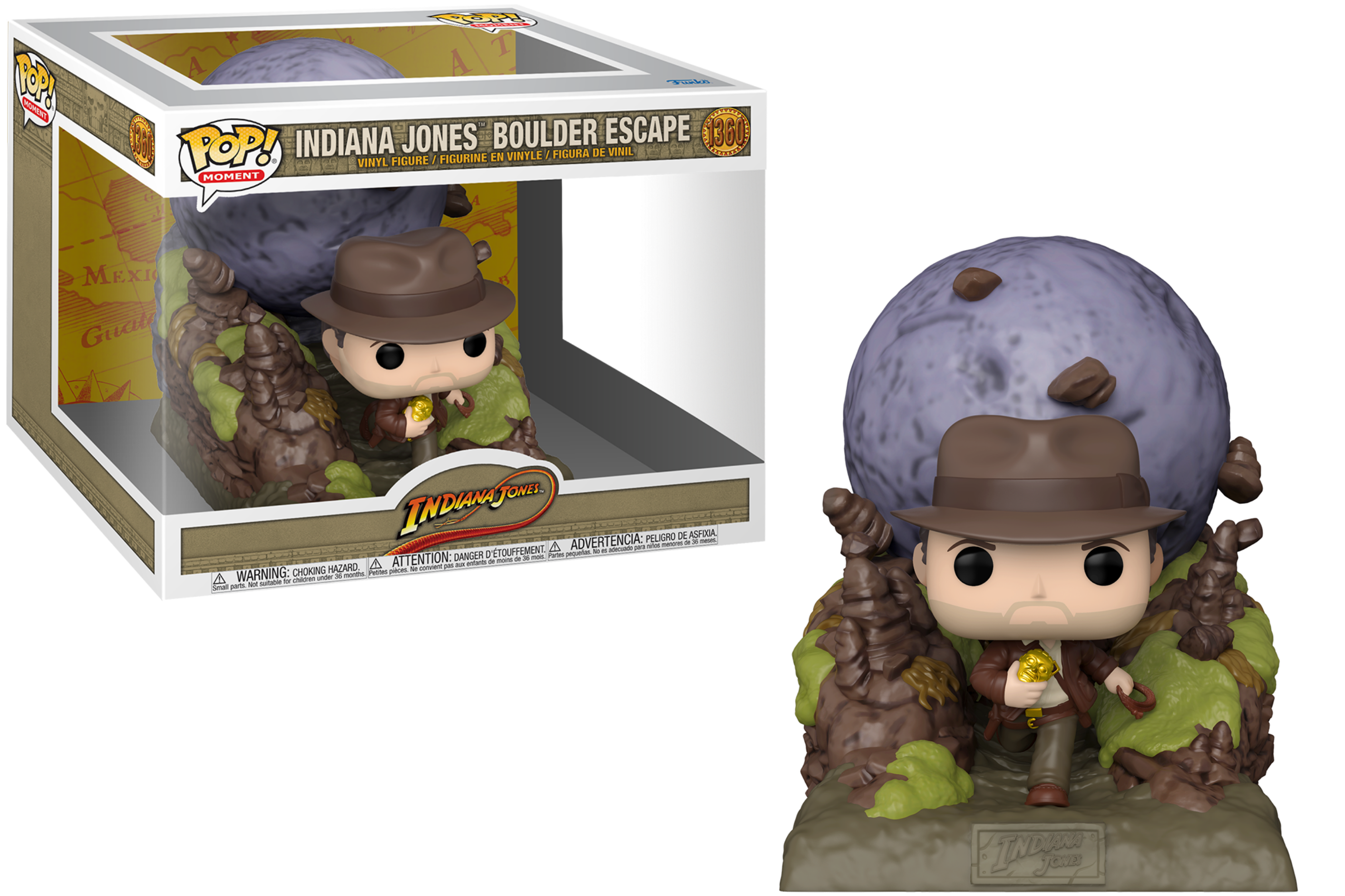 Indiana Jones Boulder Escape Moment Funko Pop #1360