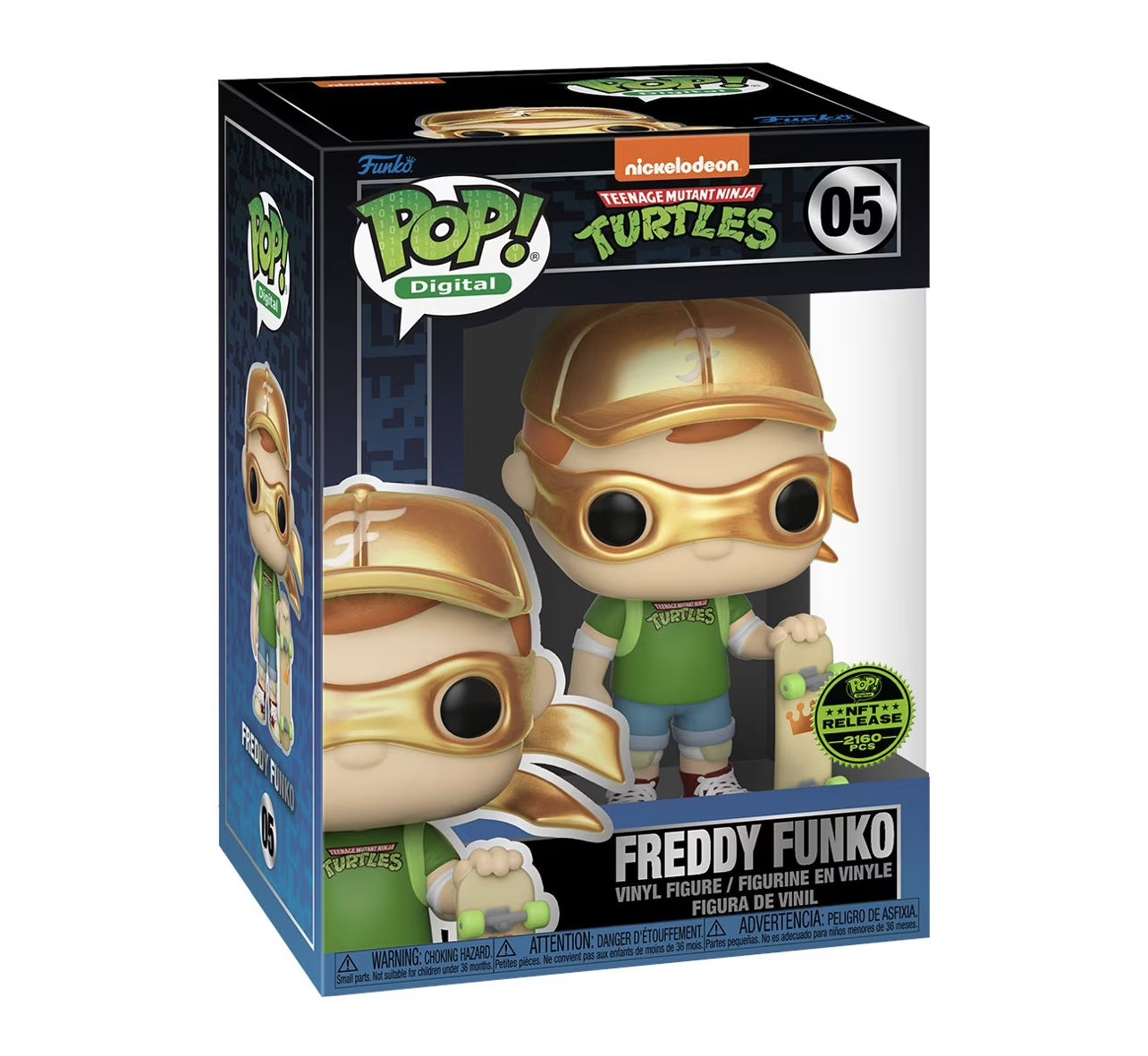 Funko Pop Digital: Teenage Mutant Ninja Turtles - Freddy Funko NFT Release 2160 PCs #05