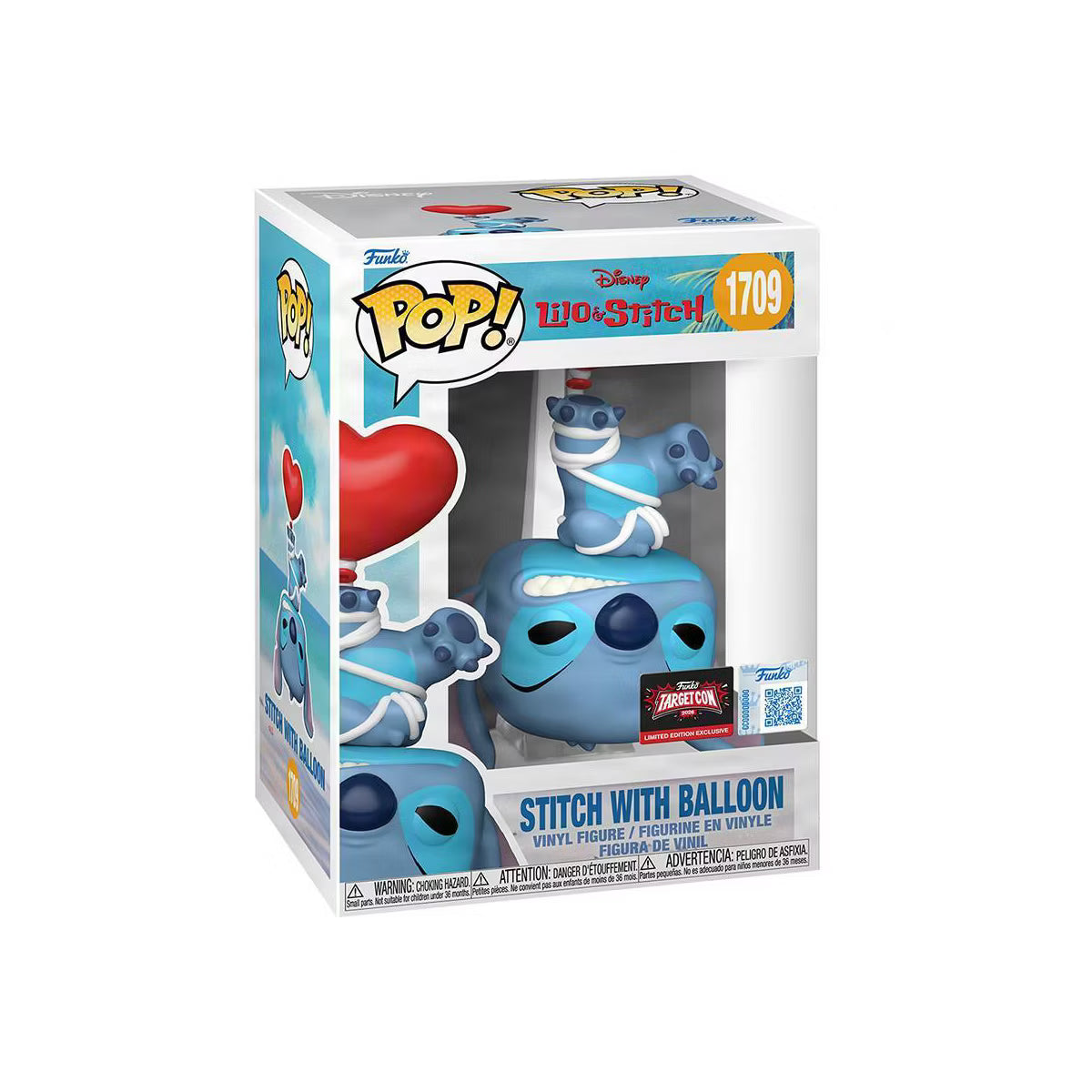 Funko Pop: Disney - Lilo and Stitch - Stitch with Balloon Figure #1709 2020 Target Con Exclusive