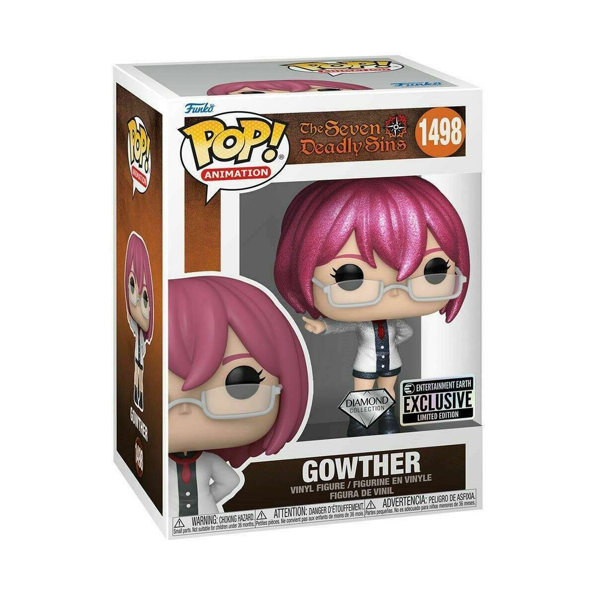 Funko POP: Anime - The Seven Deadly Sins - Gowther Diamond EE LE #1498 Figure