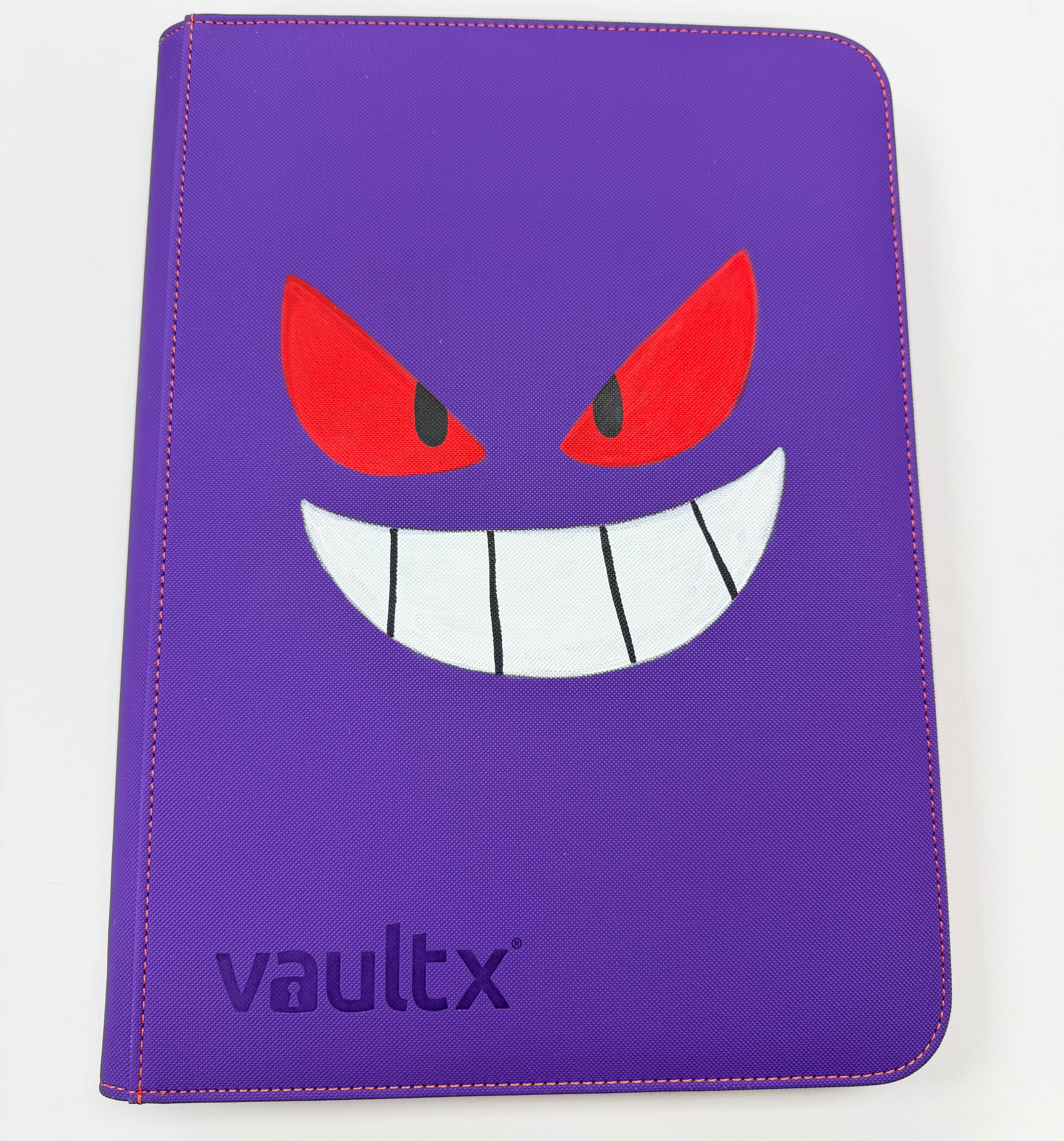Gengar Custom Pokemon 9-Pocket VaultX Binder (SV1) - Hand Painted