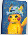 Pikachu Gray Hat Custom Pokemon 9-Pocket VaultX Binder - Hand Painted