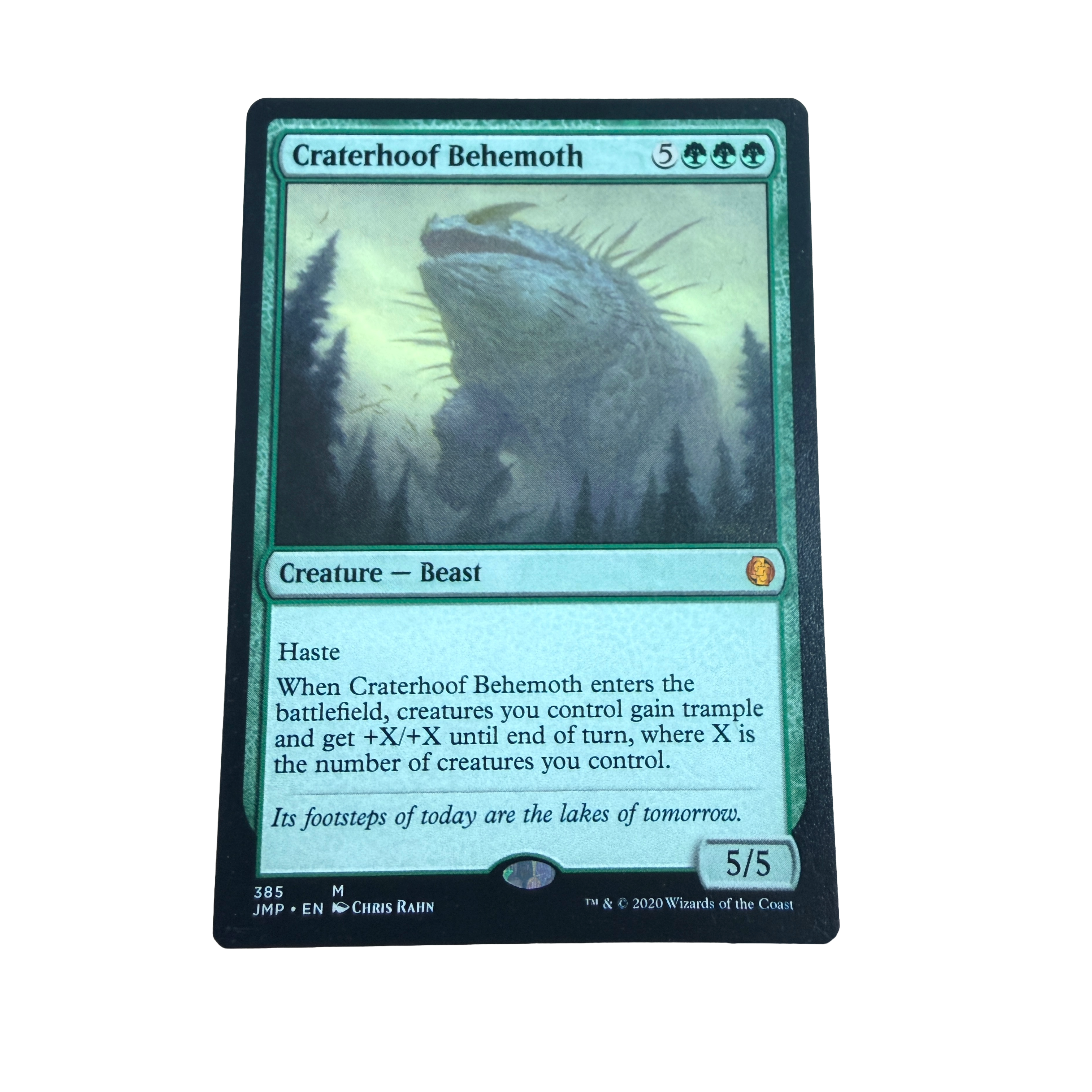 Magic: The Gathering Card: Craterhoof Behemoth Commander Masters (385)