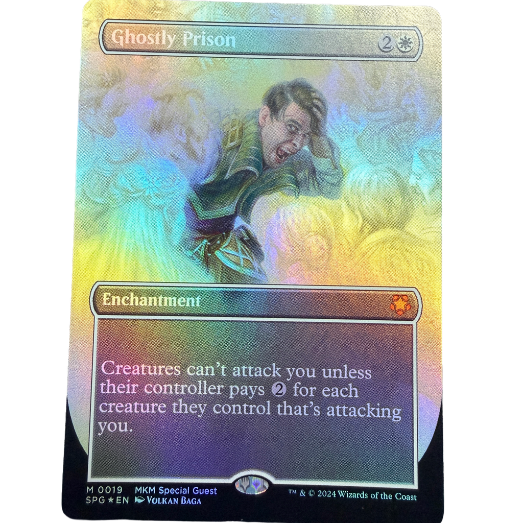 Magic: The Gathering Card: Ghostly Prison (Borderless) - Special Guests (SPG) (0019)