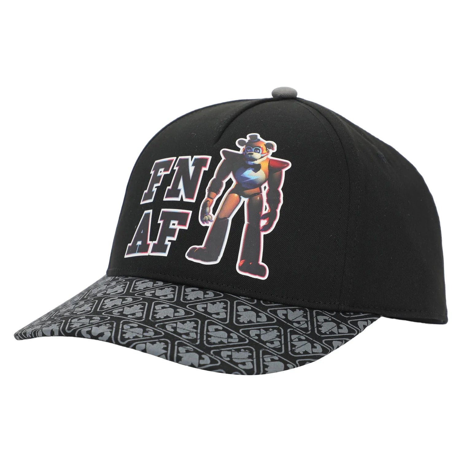 Five Nights at Freddy's AOP Brim Black Baseball Cap