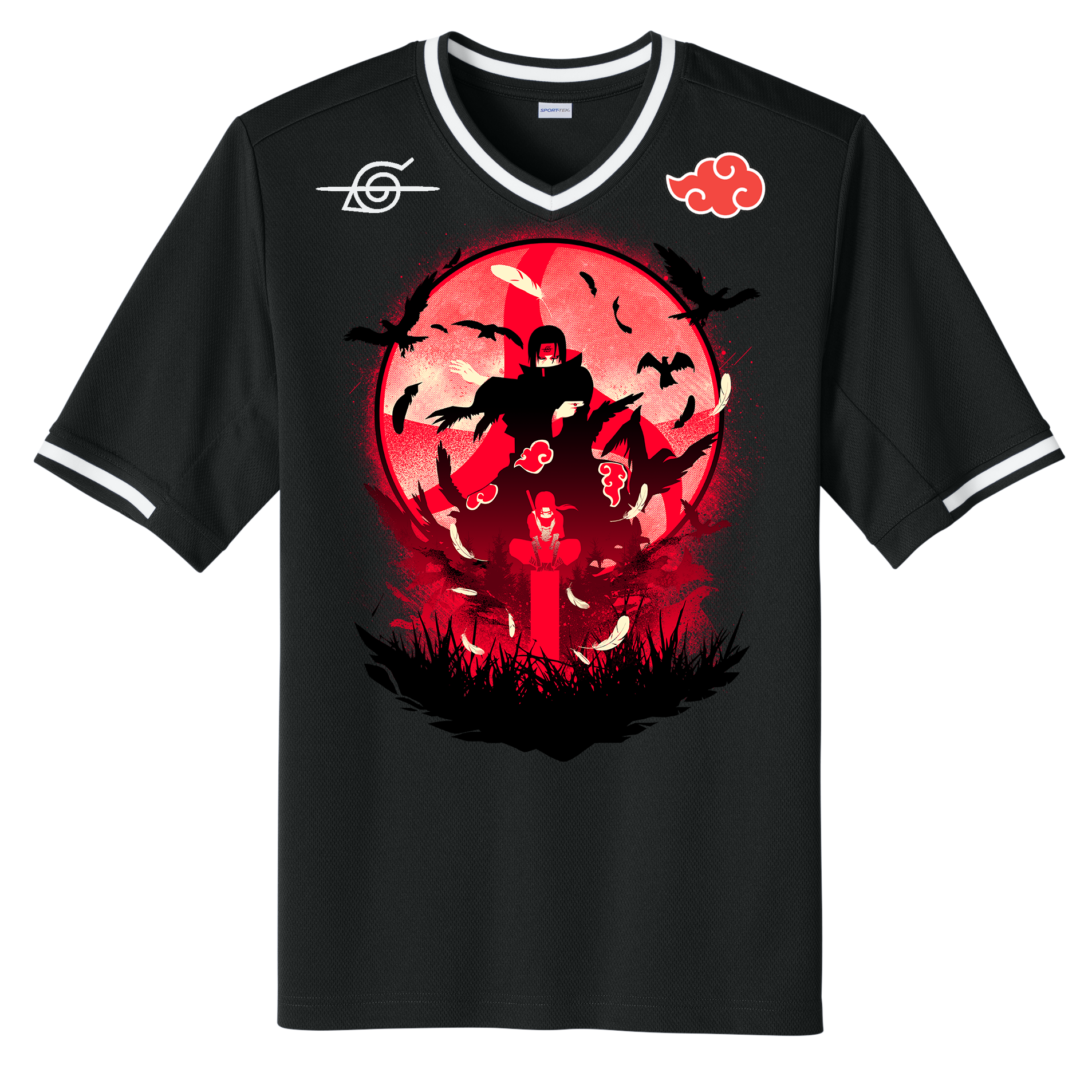 SPECIAL Naruto Akatsuki Clan Custom Adult Jersey