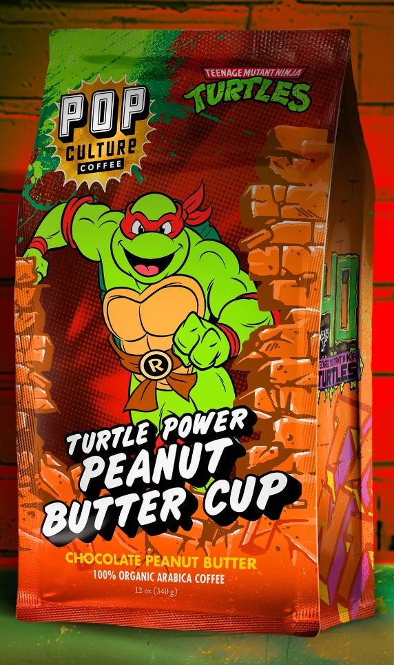 Teenage Mutant Ninja Turtles | Turtle Power Peanut Butter Cup Coffee (Whole Bean Coffee)
