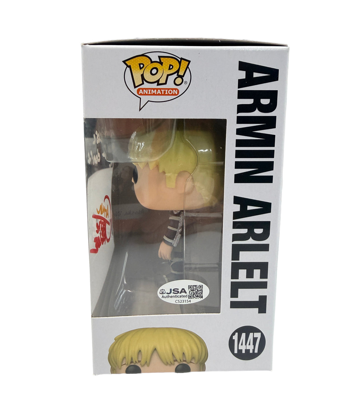 Jessie James Grelle Signed Funko Pop! – Attack on Titan #1447 (JSA COA)