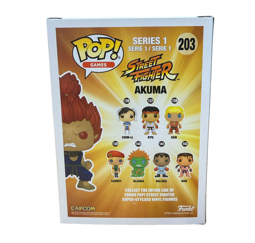 Funko Pop: Games - Street Fighter - Akuma Figure #203