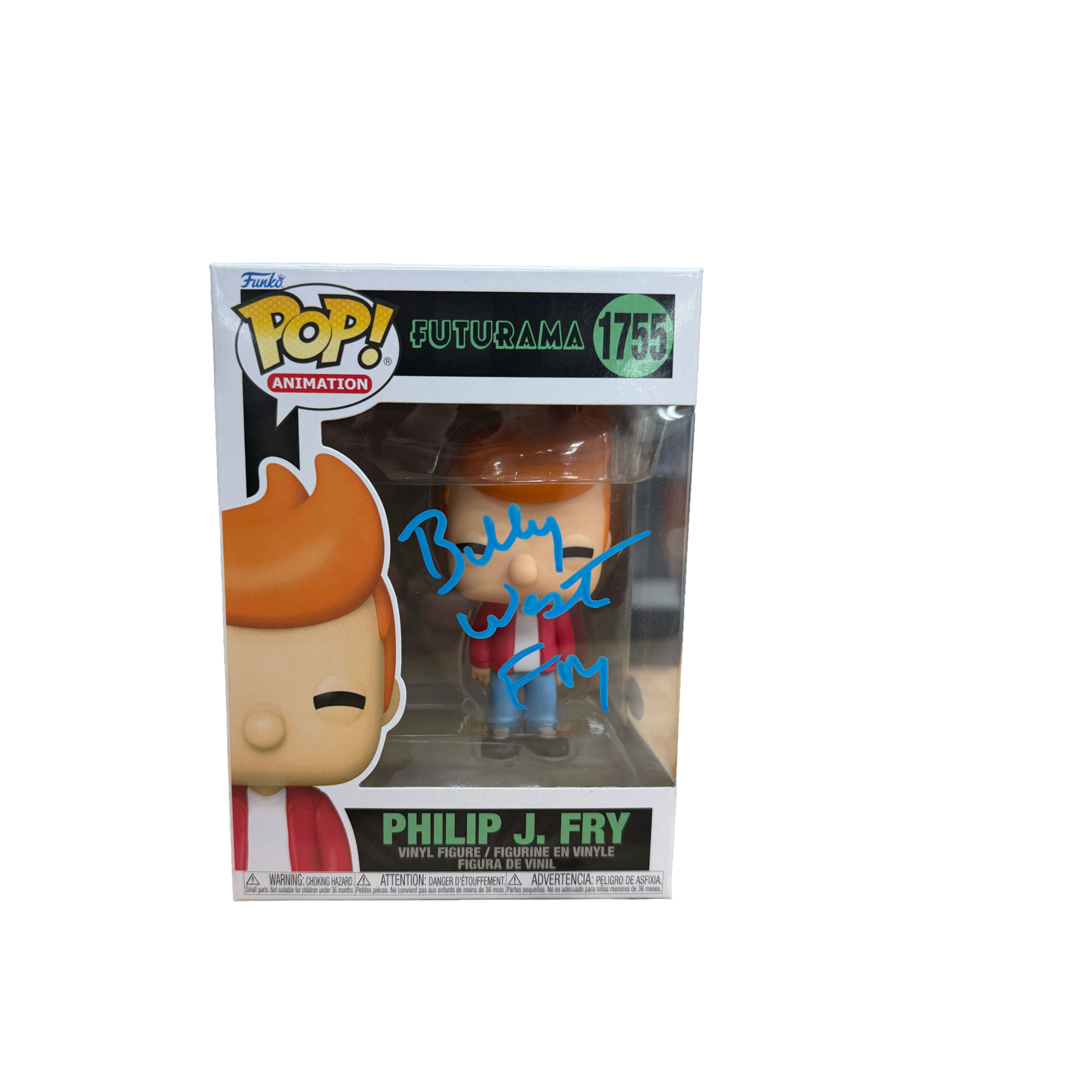 Billy West Signed Funko Pop! – Futurama Philip J. Fry #1755 (JSA COA)
