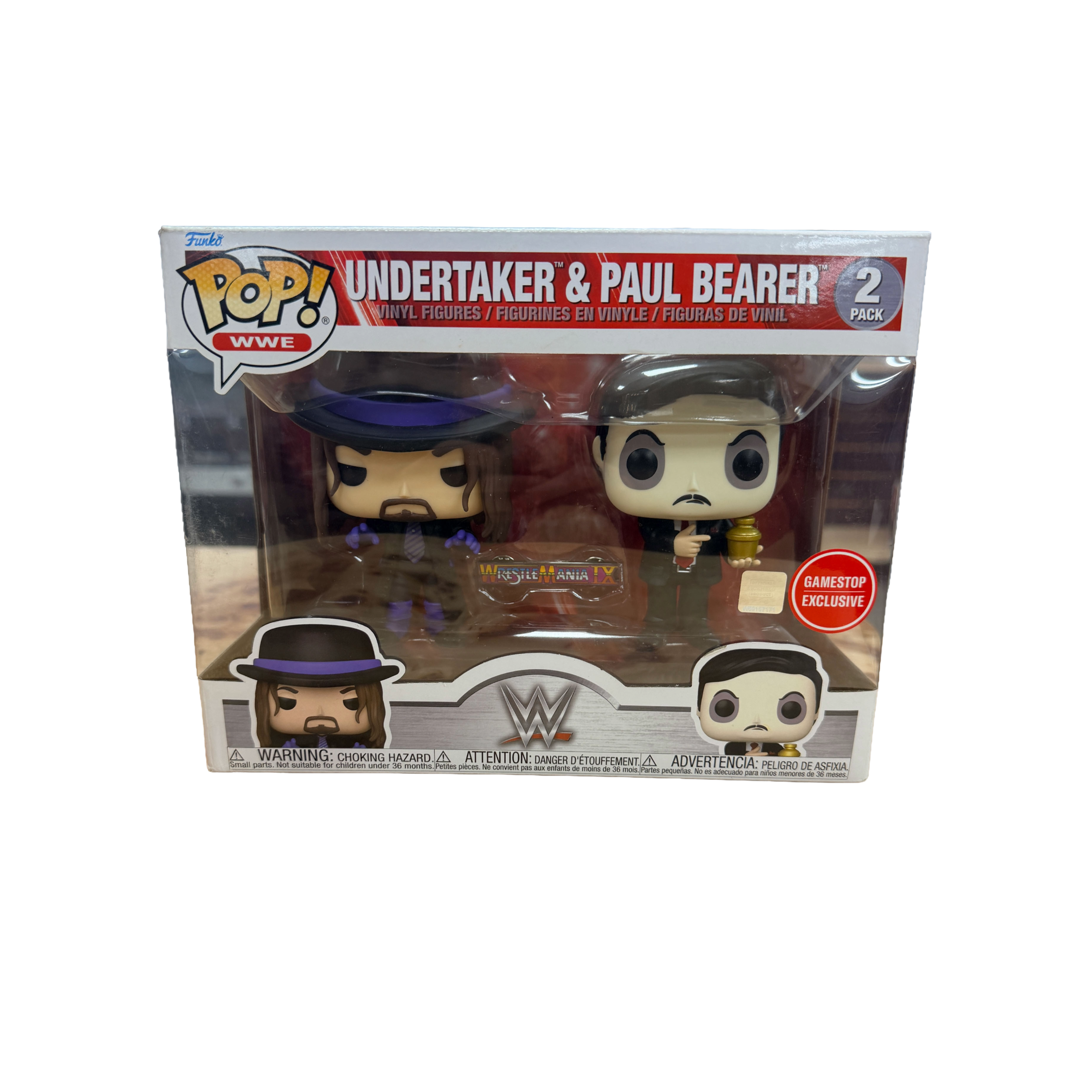 Funko Pop: WWE - Undertaker & Paul Bearer Figure 2 Pack