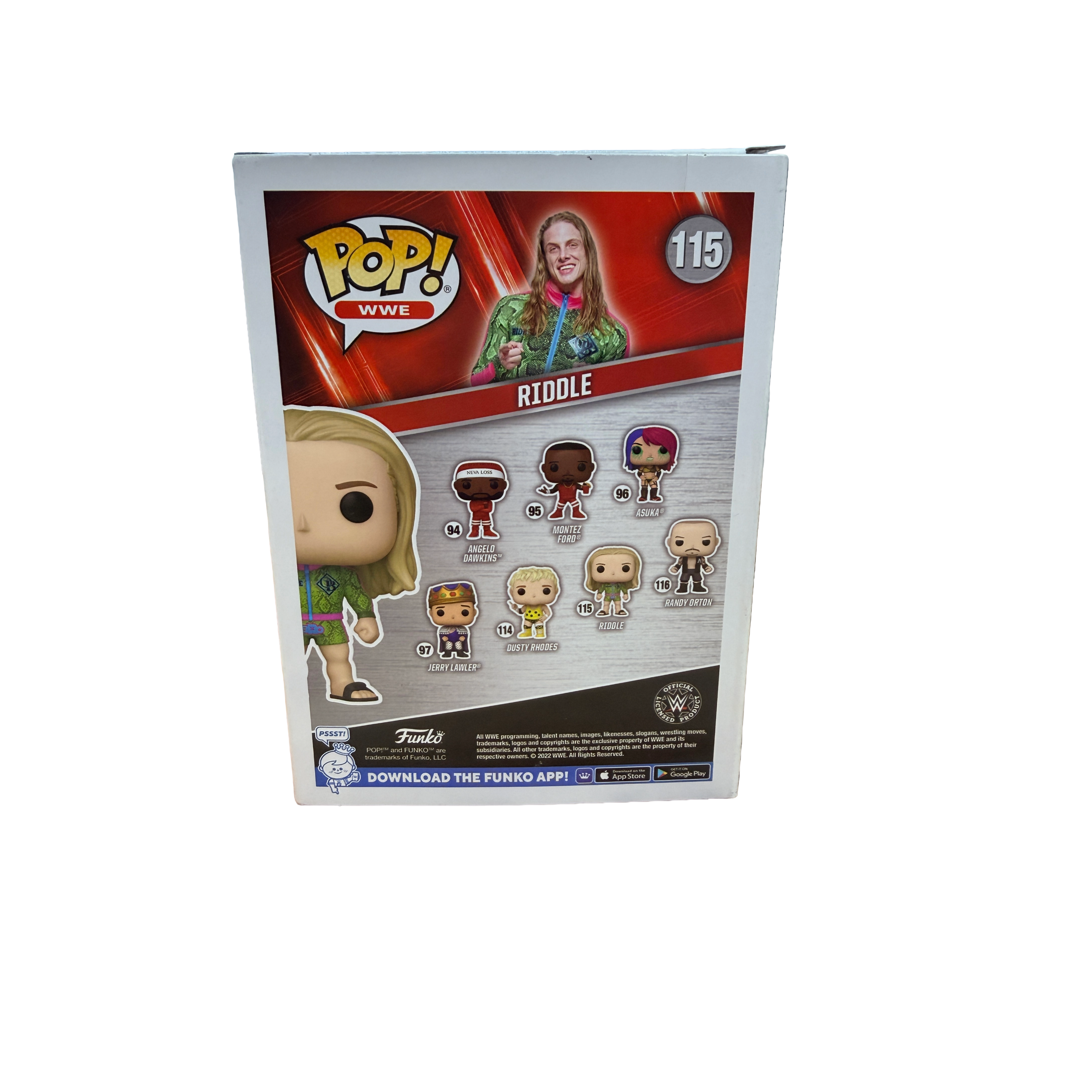 Funko Pop: WWE - Riddle Figure #115