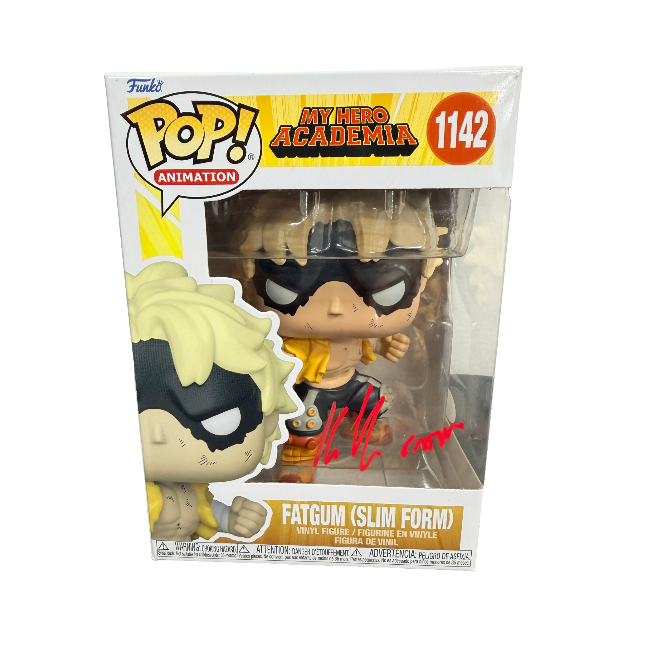 Kyle Hebert Signed Funko Pop! – My Hero Academia FatGum (Slim Form) #1142 (JSA COA)