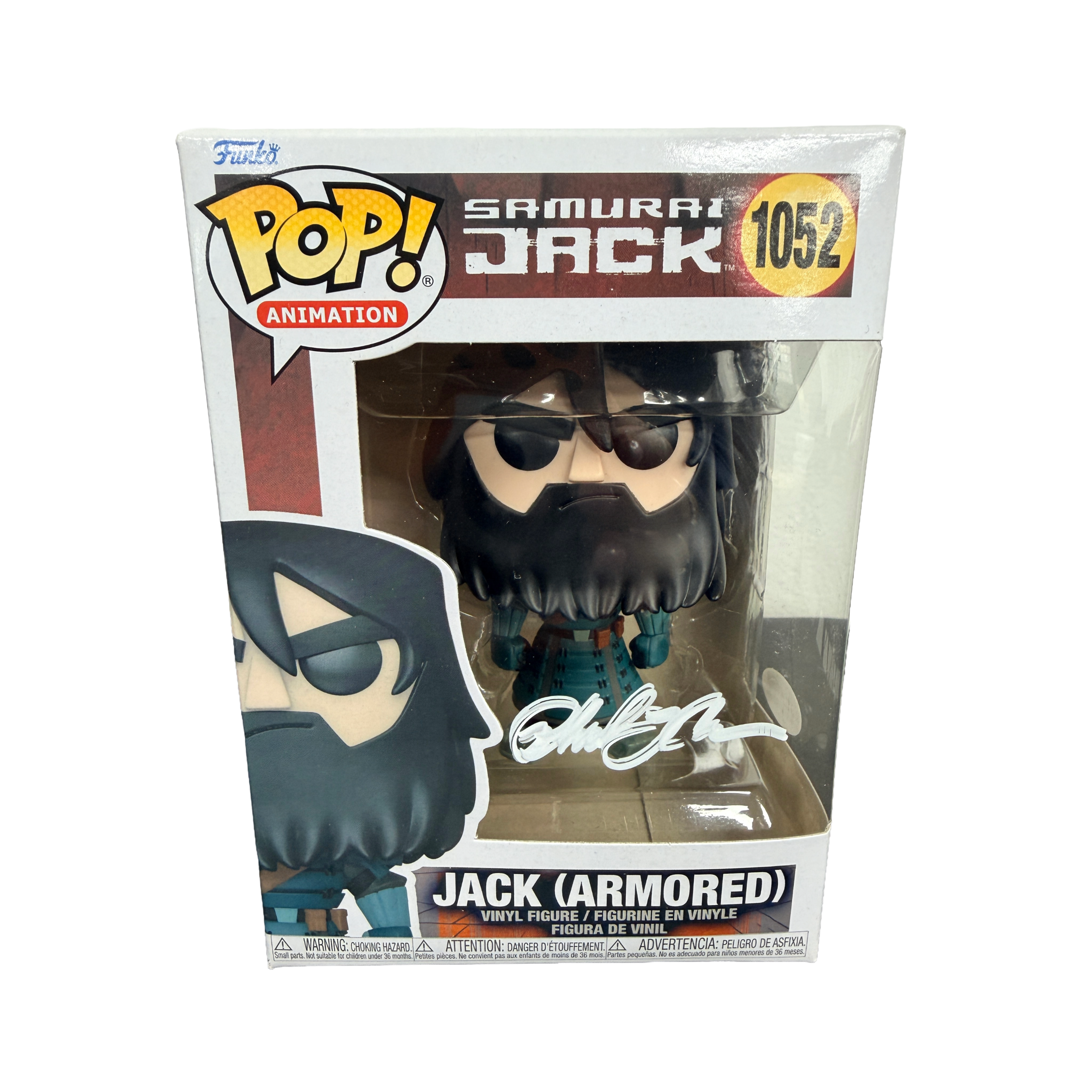 Phil LaMarr Signed Funko Pop! – Samurai Jack (Armored) #1052 (JSA COA)