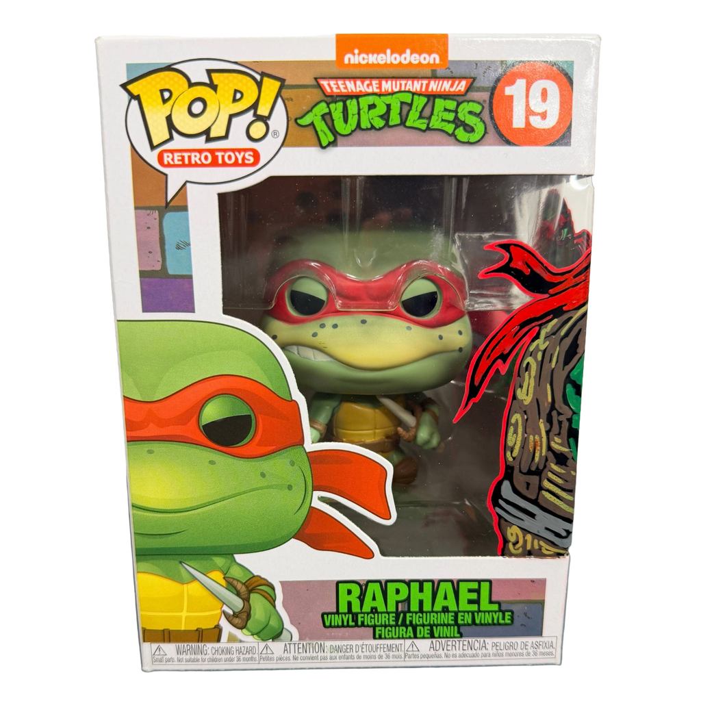 Funko POP – Retro Toys - Teenage Mutant Ninja Turtles Raphael Figure #19 SKETCHED Meraki (Copy) (Copy)