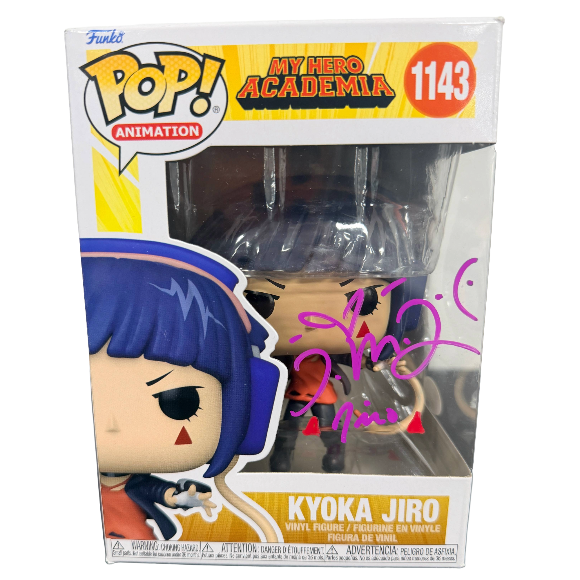 Trina Nishimura Signed Funko Pop! – My Hero Academia Kyoka Jiro #1143 (JSA COA)