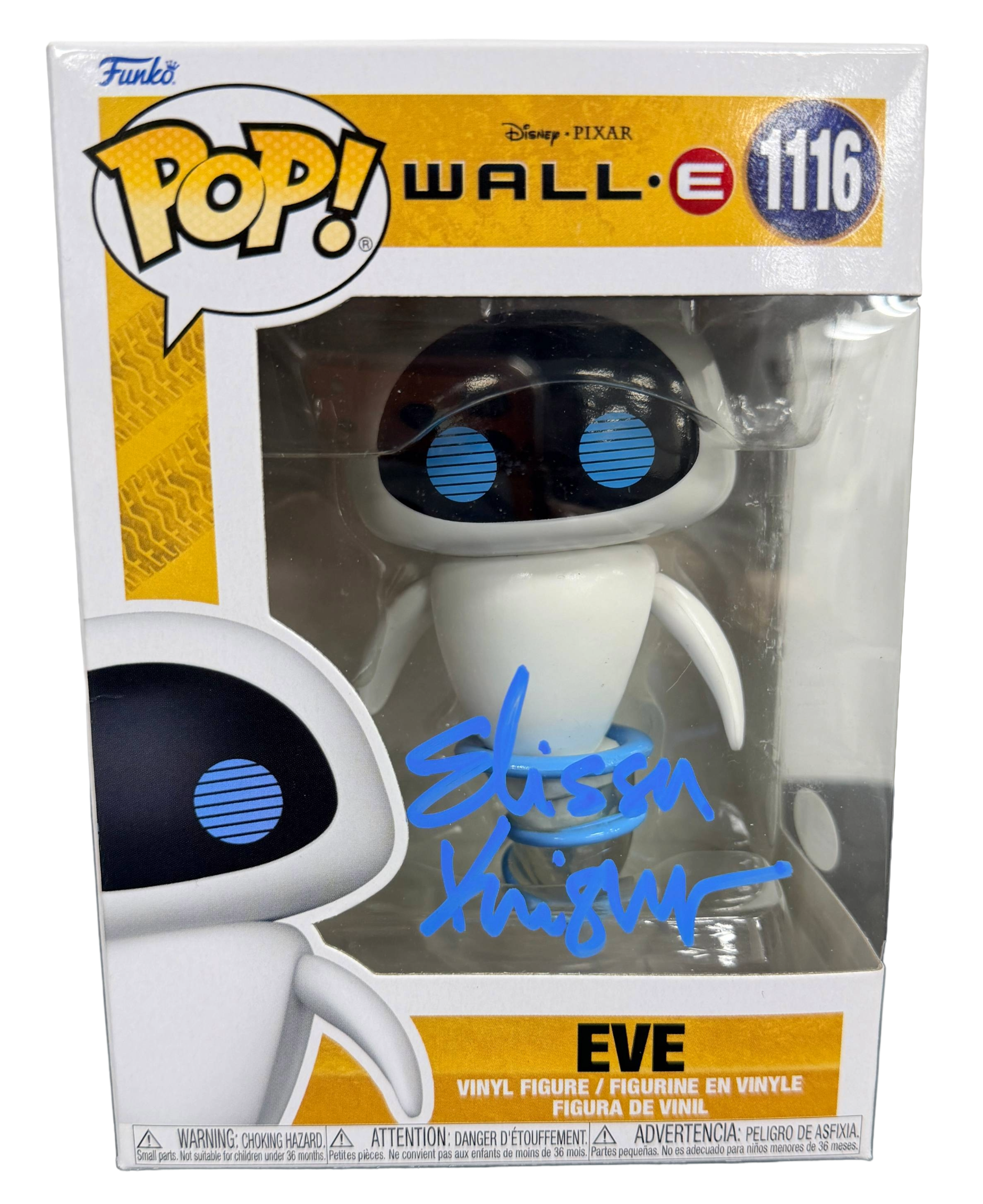 Elissa Knight Signed Funko Pop! – WALL·E EVE #1116 (JSA COA)