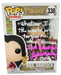 Lydia Mackay Signed Funko Pop! – One Piece Boa. Hancock with Sketch #330 (JSA COA)