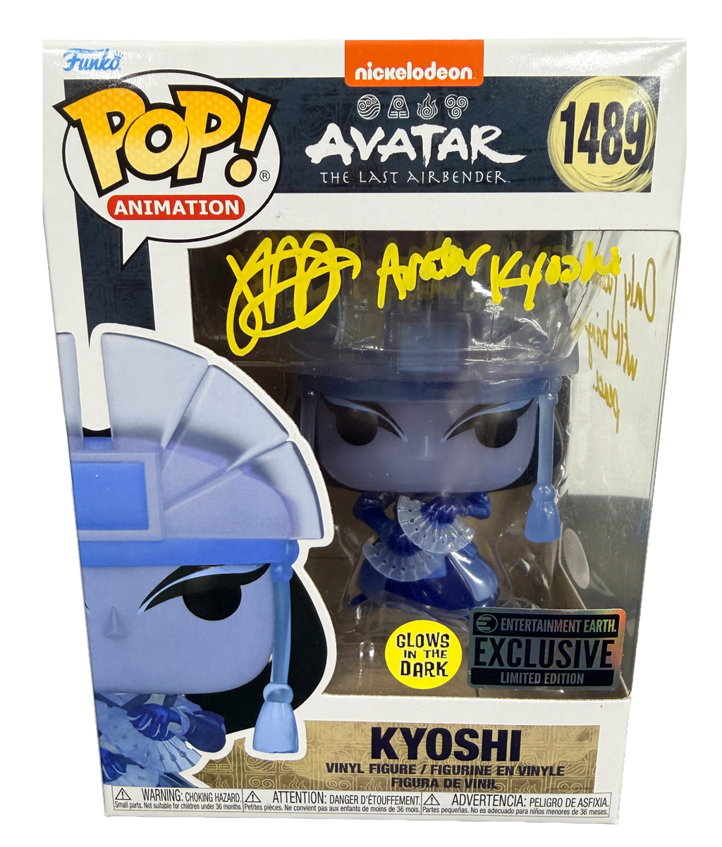 Jennifer Hale Signed Funko Pop! – Avatar the Last Airbender Kyoshi #1489 Entertainment Earth Exclusive (JSA COA)