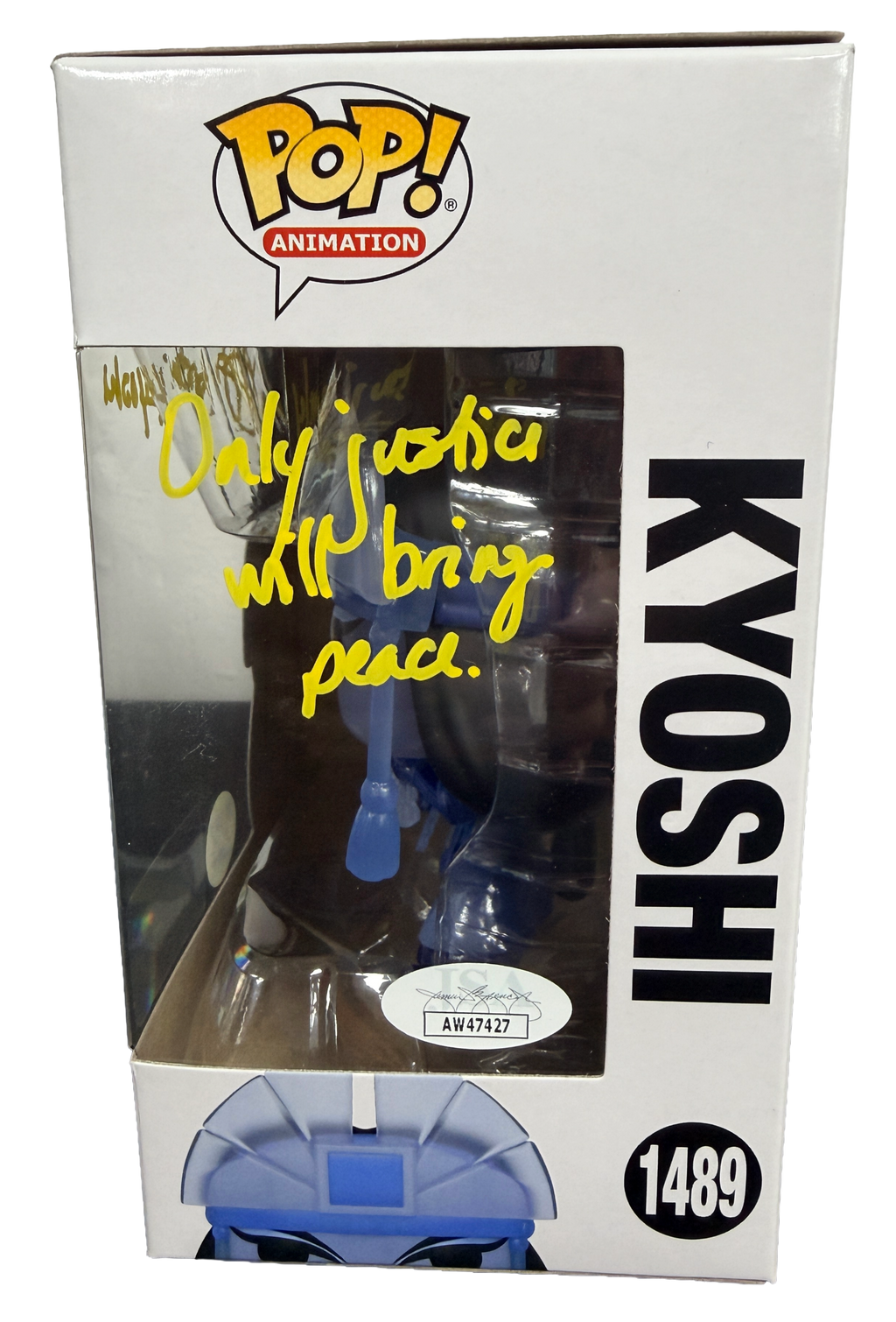 Jennifer Hale Signed Funko Pop! – Avatar the Last Airbender Kyoshi #1489 Entertainment Earth Exclusive (JSA COA)