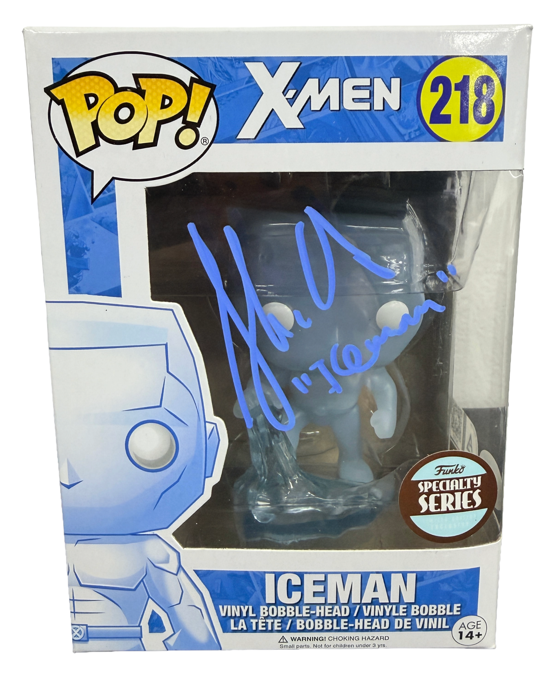 Shawn Ashmore Signed Funko Pop! –  X-Men Iceman Specialty Series #218 (JSA COA)