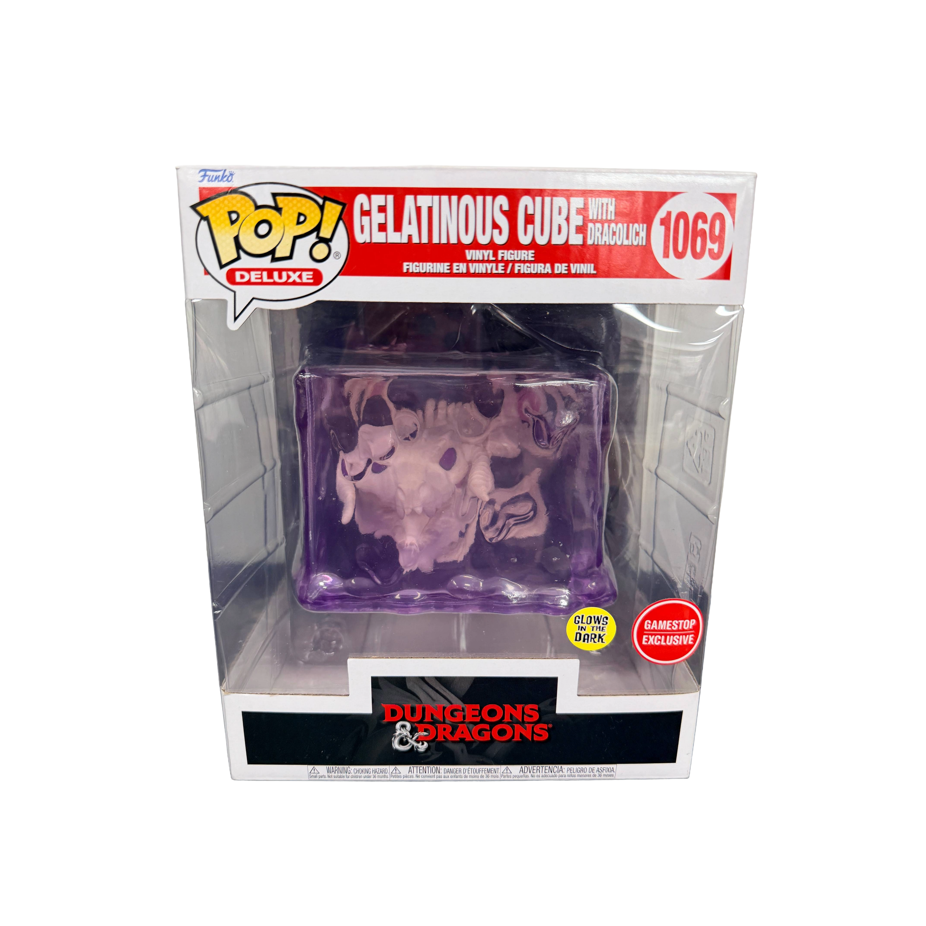 Funko POP: Deluxe - Dungeons & Dragons - Gelatinous Cube with Dracolich Figure Gamestop Exclusive#1069