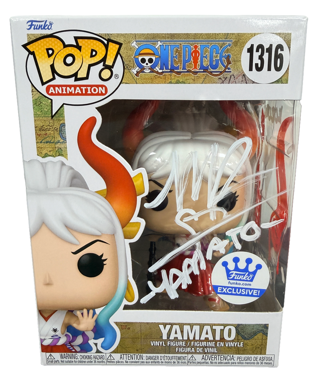 Michelle Rojas Signed Funko Pop! – One Piece Yamato with Sketch #1316 (JSA COA)