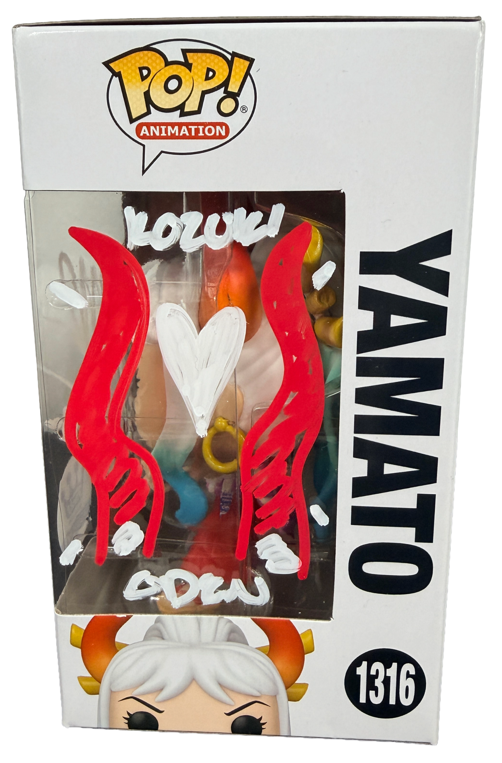 Michelle Rojas Signed Funko Pop! – One Piece Yamato with Sketch #1316 (JSA COA)