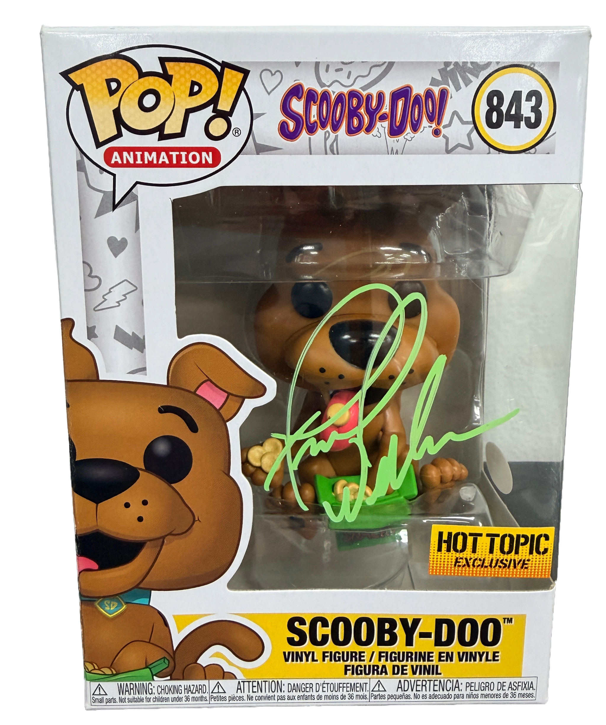 Frank Welker Signed Funko Pop! – Scooby-Doo #843 (JSA COA)
