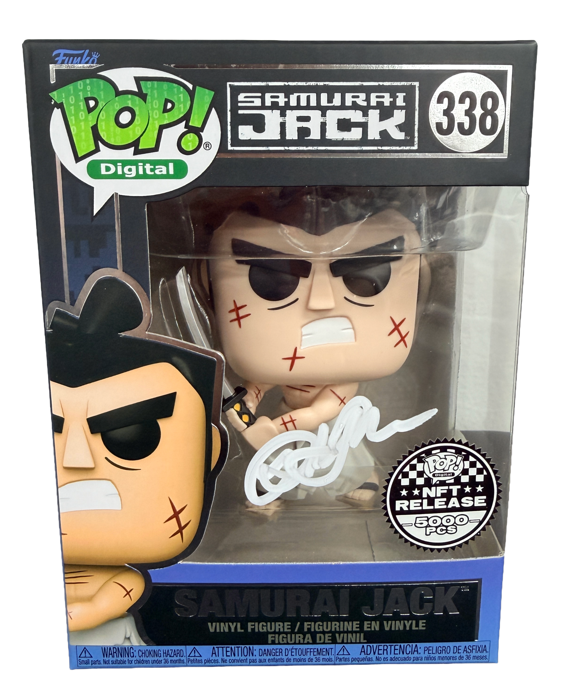 Phil LaMarr Signed Funko Pop! – Samurai Jack NFT Release #338 (JSA COA)