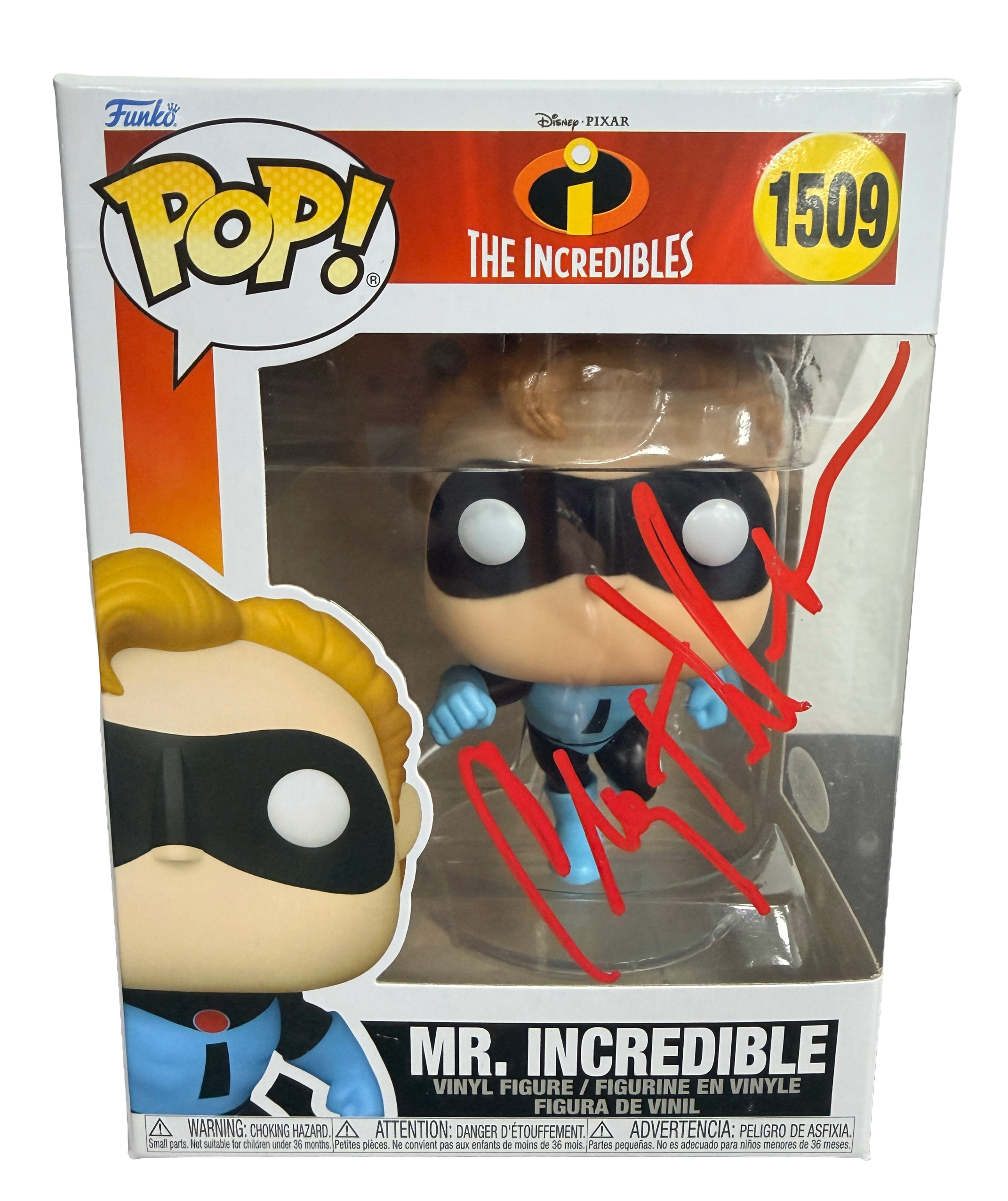 Craig T. Nelson Signed Funko Pop - The Incredibles Mr. Incredible #1509 (JSA COA)