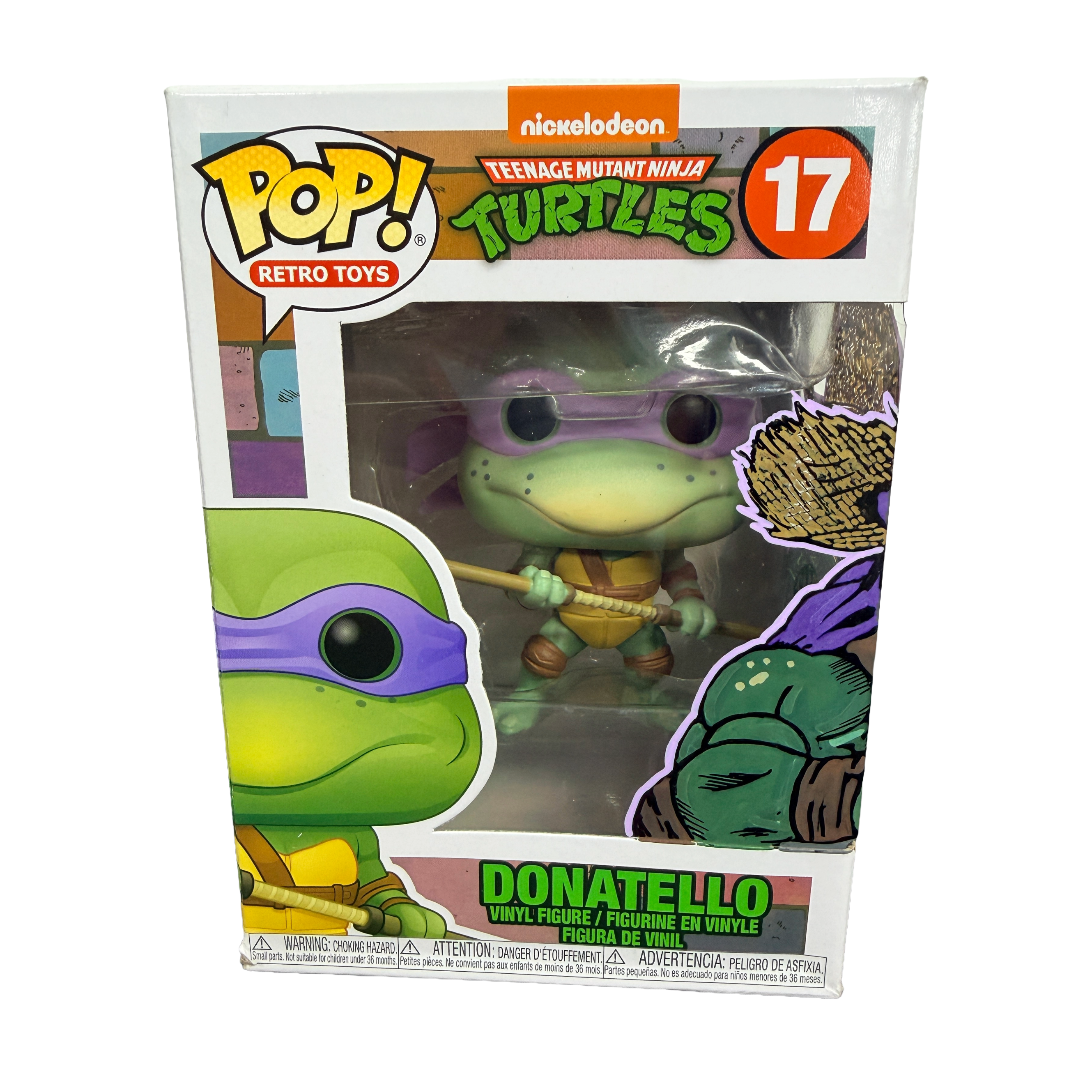 Funko POP – Retro Toys - Teenage Mutant Ninja Turtles Donatello Figure #17 SKETCHED Meraki