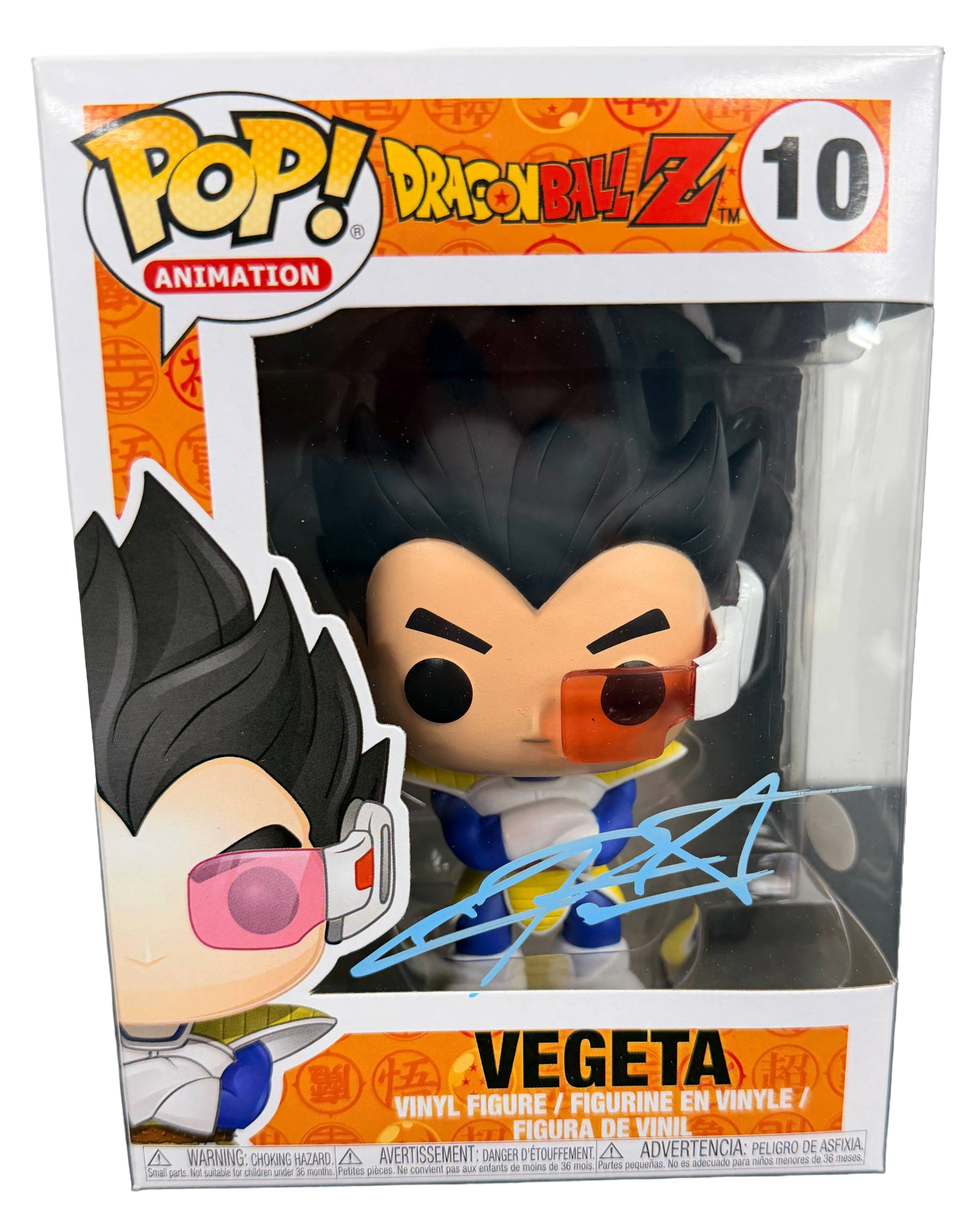 Christopher Sabat Signed Funko Pop! – Dragon Ball Z Vegeta #10 (JSA COA)