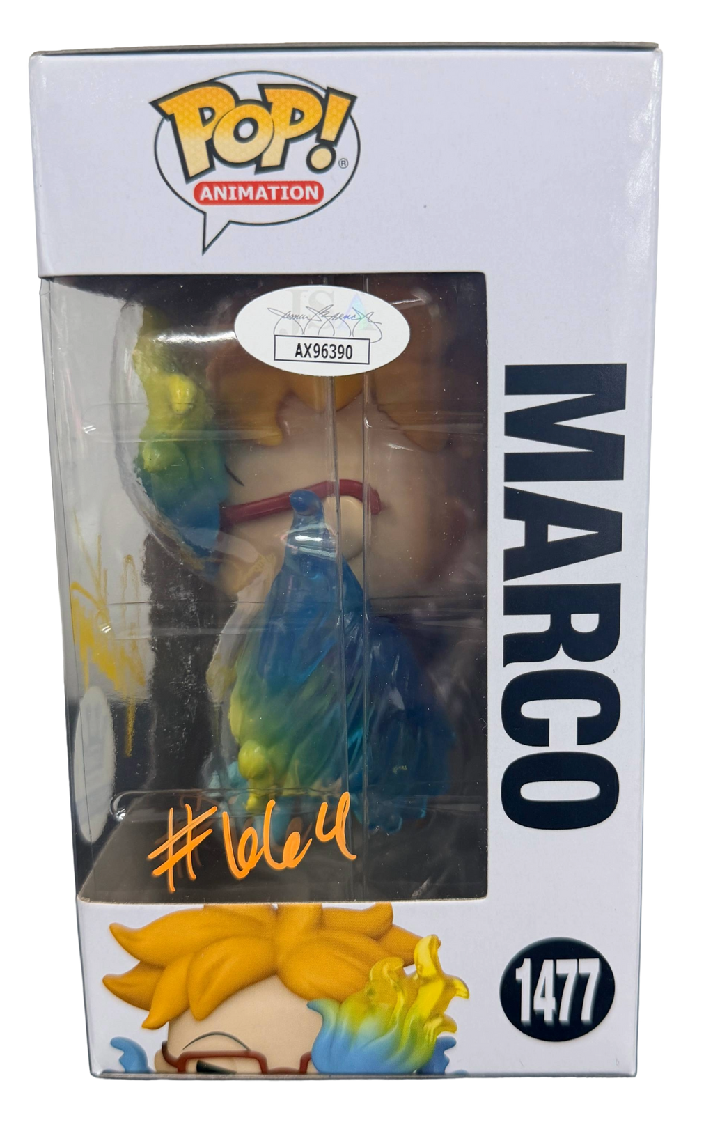 Kyle Phillips Signed Funko Pop! – One Piece Marco #1477 (JSA COA)