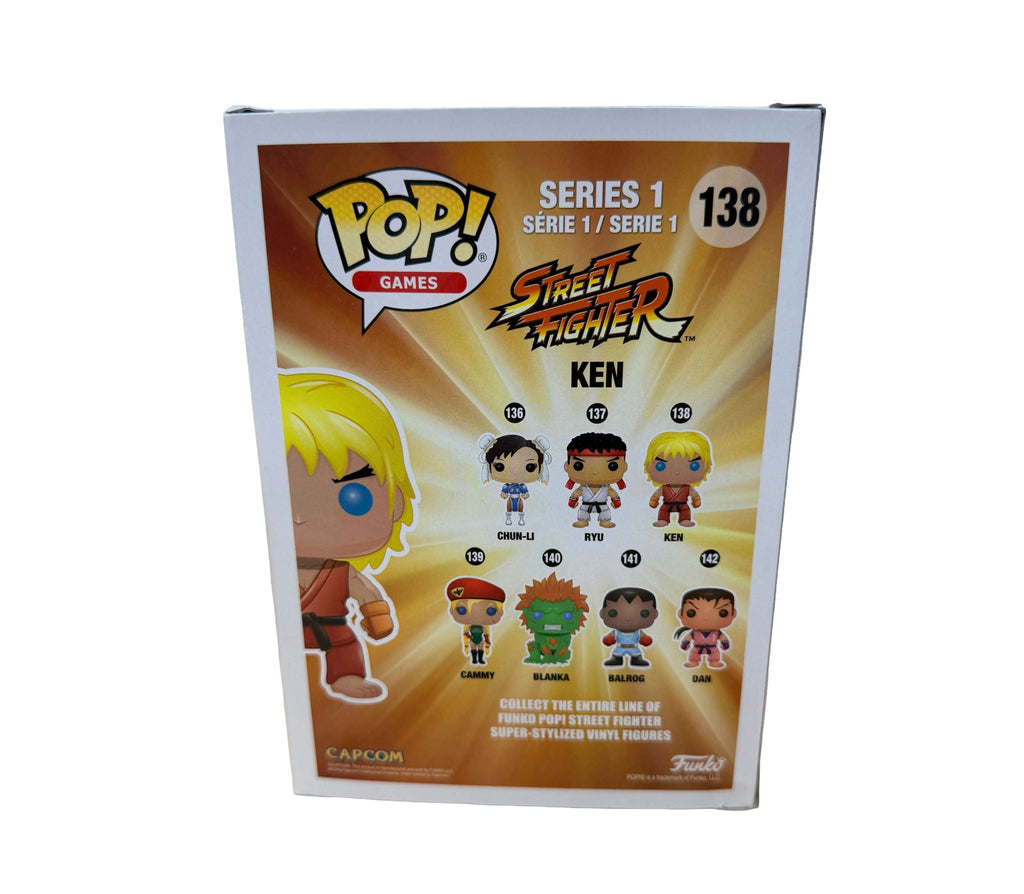 Funko Pop: Games - Street Fighter - Ken Figure #138