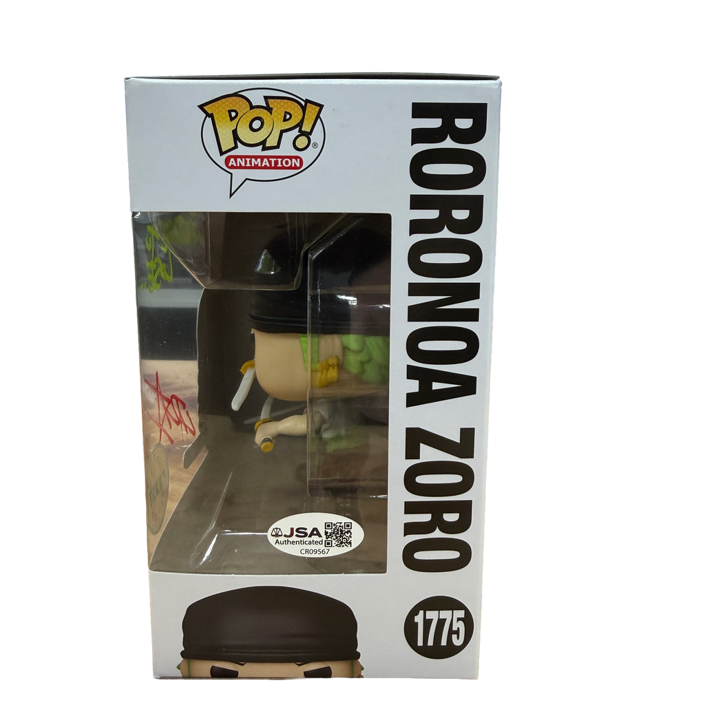 Christopher Sabat Signed Funko Pop! – One Piece Roronoa Zoro with Quote #1775 (JSA COA) (Chase)