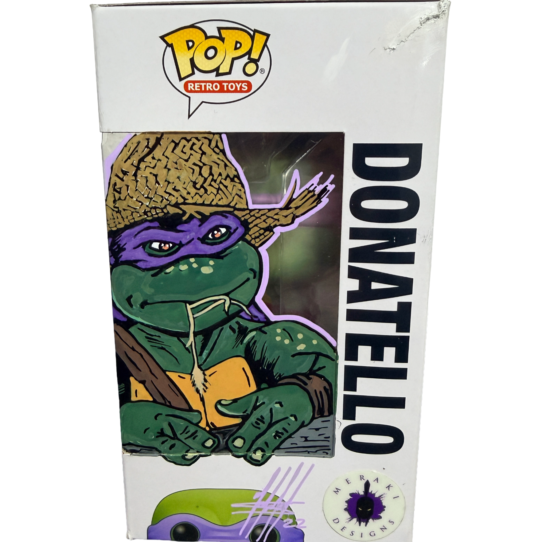 Funko POP – Retro Toys - Teenage Mutant Ninja Turtles Donatello Figure #17 SKETCHED Meraki