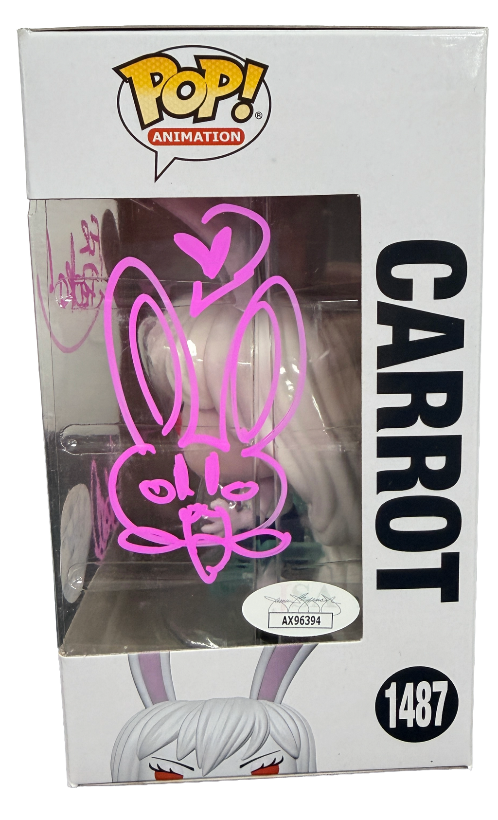 Tia Ballard Signed Funko Pop! – One Piece Carrot #1487 with Sketch (JSA COA)