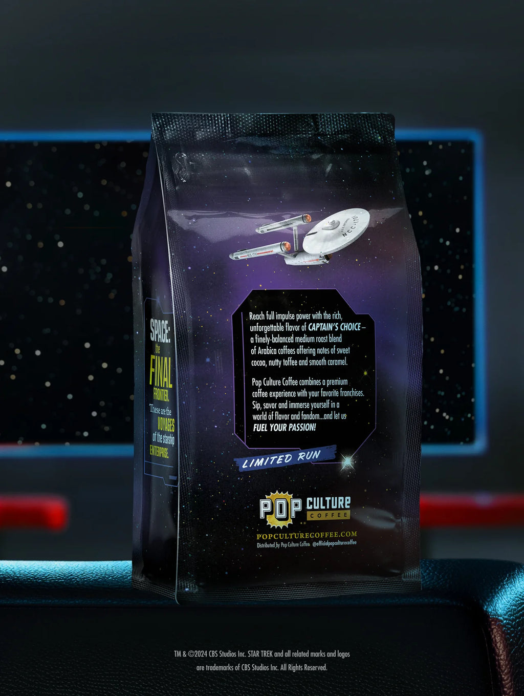 Star Trek | Captain's Choice Medium Roast Coffee (Whole Bean Coffee)