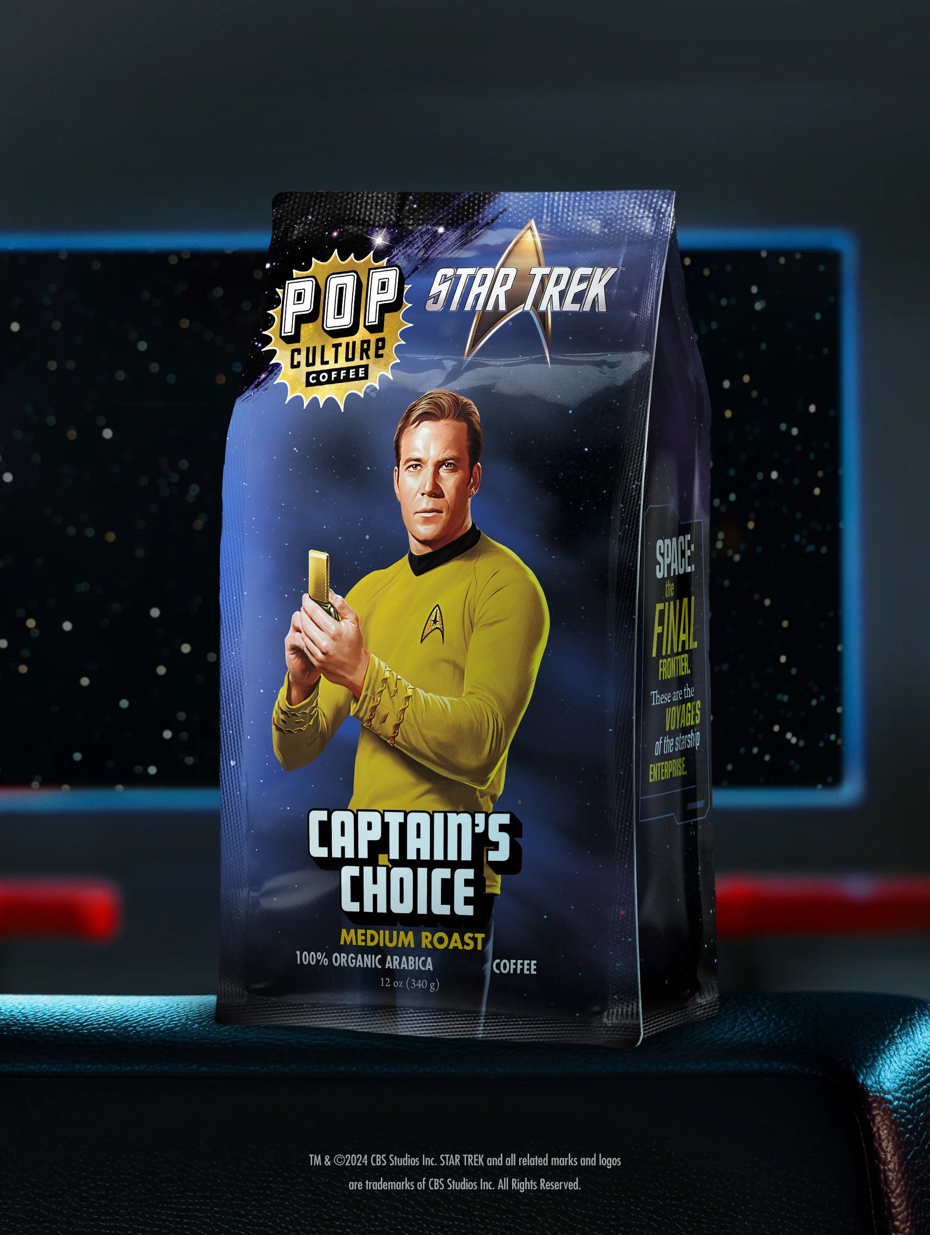 Star Trek | Captain's Choice Medium Roast Coffee (Whole Bean Coffee)