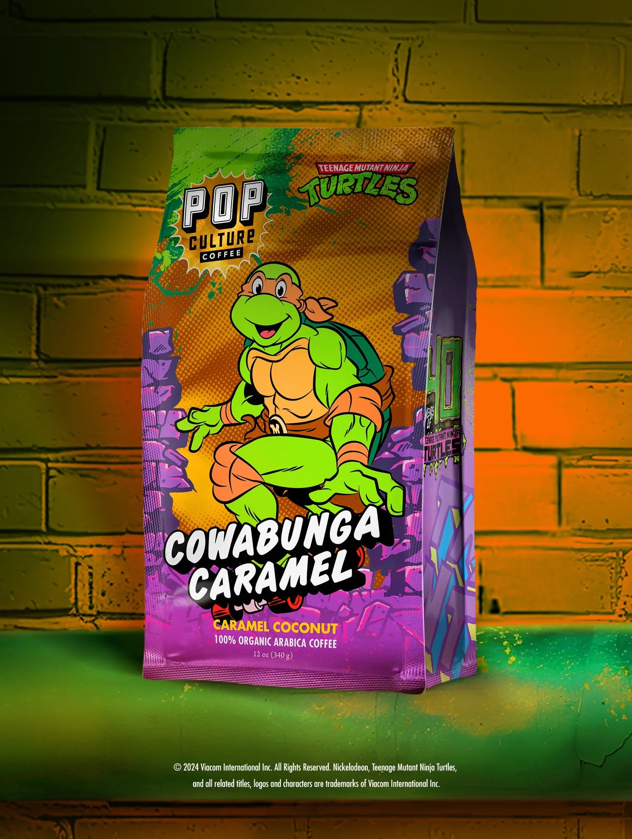 Teenage Mutant Ninja Turtles | Cowabunga Coconut Caramel Coffee (Whole Bean Coffee)