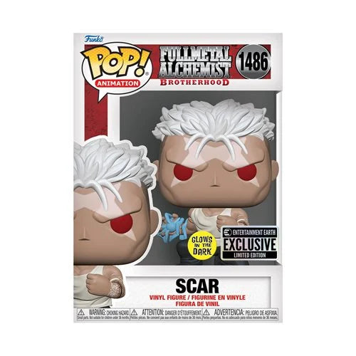 Funko Pop: Full Metal Alchemist - Scar Figure #1486 Entertainment Earth Exclusive