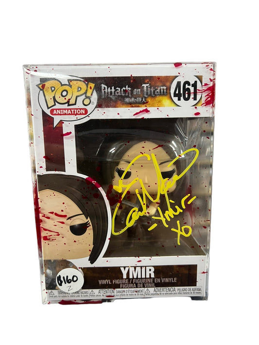 Elizabeth Maxwell Signed Funko POP Attack on Titan Ymir Autographed JSA COA - NERD BLVD