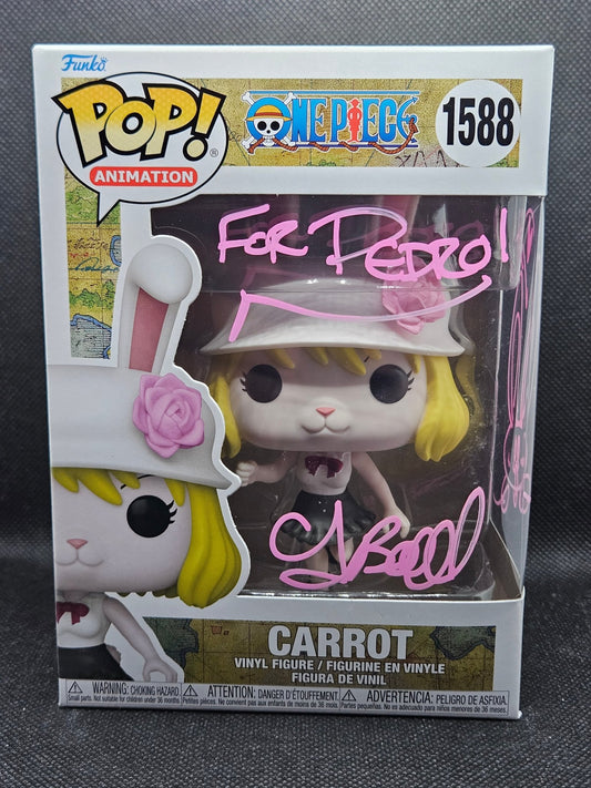 Funko Pop Anime Carrot 1558 Signed By Tia Ballard With JSA - NERD BLVD