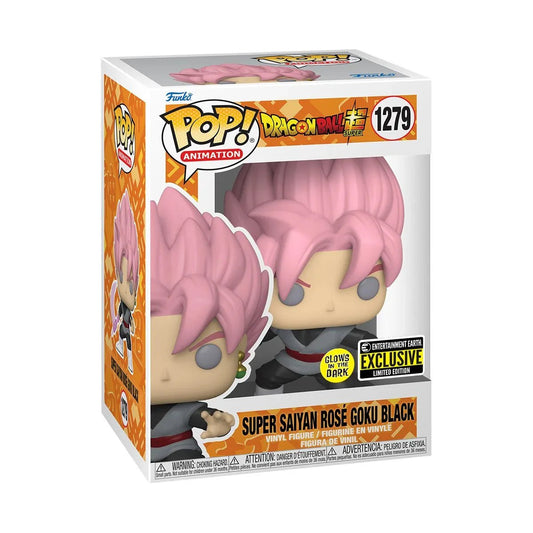 Funko POP Anime Dragon Ball Super Saiyan Rose Goku Black GITD 1279 - NERD BLVD