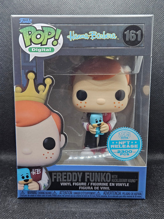 Funko Pop Digital Freddy Funko With Huckleberry Hound 161 NFT Release 2300 PCS - NERD BLVD