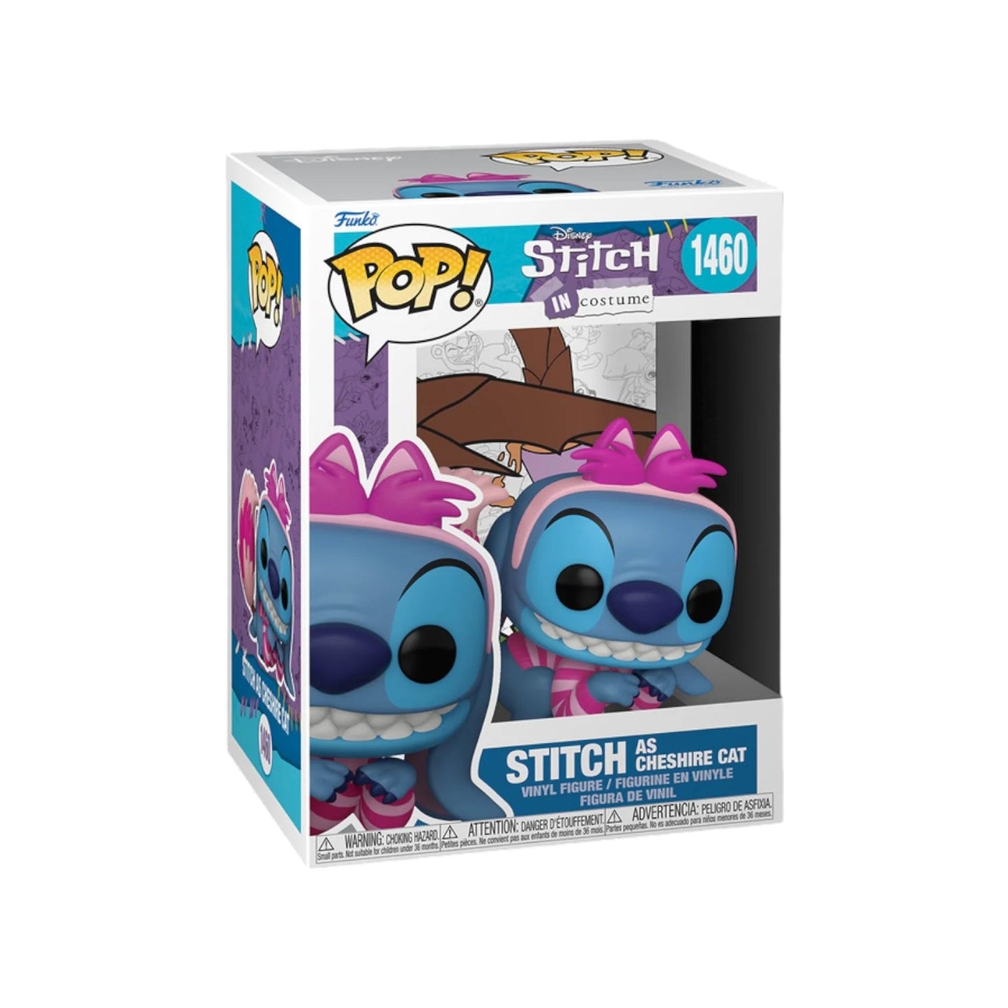 Funko POP Disney Stitch In Costume Stitch As Cheshire Cat 1460 - NERD BLVD