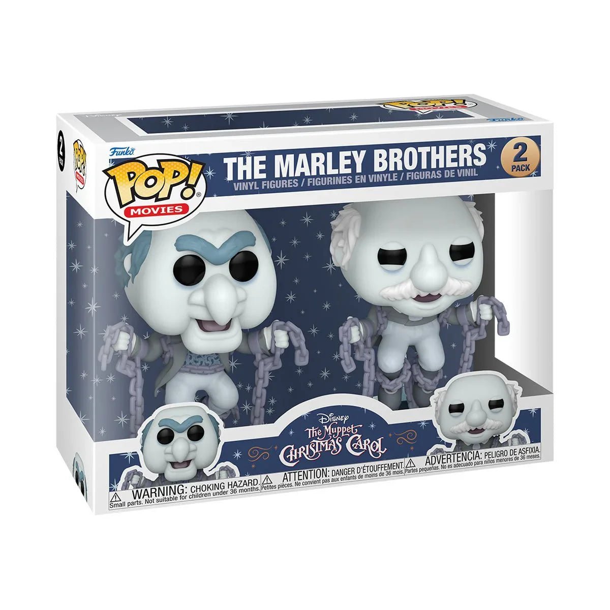 Funko POP Disney The Marley Brothers The Muppet Christmas 2 Pack - NERD BLVD