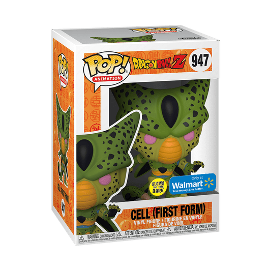 Funko Pop DragoBall Z Cell First Form 947 Walmart GITD - NERD BLVD